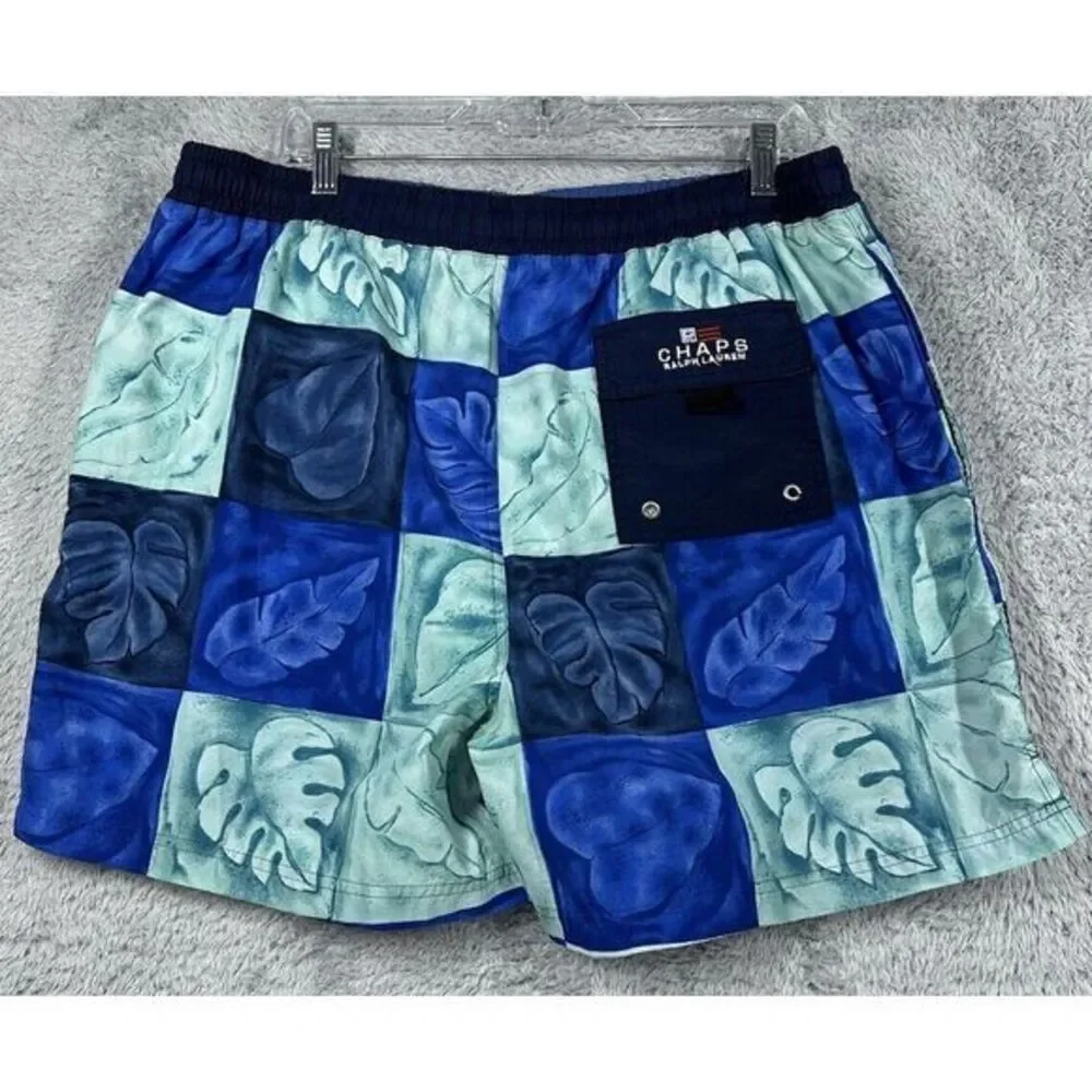Vintage Chaps Ralph‎ Lauren Swim Trunks Mens Large Mesh Lined Scuba Diver